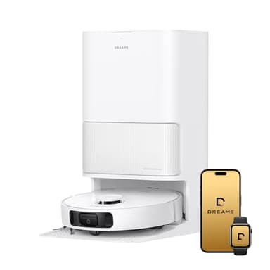 dreame L40 Ultra CE New Model Robot Vacuum DuoScrub &Liftable 13,000Pa Suction, Mop & Self Cleaning, Auto-Empty,TriCut Brush,Flexible App Control,3DAdapt