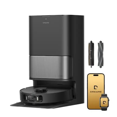 dreame L40 Ultra AE Robot Vacuum and Mop Combo, 19,000Pa Suction, Self Emptying Dust Box, Flexible Mop & 75℃ Self Cleaning Washboard, Diverse Brush Selection, All-in-One Station, Auto Refill