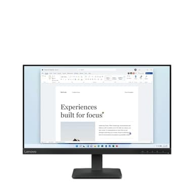 Lenovo L24-4E 23.8" FHD 100Hz Mainstream Monitor Raven Black 68C2KAC1AU