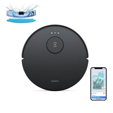 ECOVACS DEEBOT N20 Robot Vacuum Cleaner and Mop,8000Pa Strong Suction, ZeroTangle Brush, 300 Minutes Runtime,TrueMapping Intelligent Path Planning
