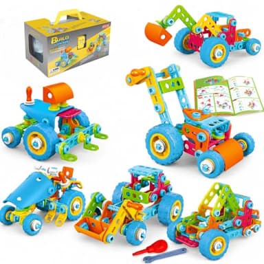 STEM Toys for 3 4 5 6 7 8+ Year Old Boy Birthday Gift, Building Toys for Kid Age 4-8 5-7 6-8 8-12, Preschool Educational Stem Kit Creative Activities for Boys Girls Christmas Idea Gift 118pcs